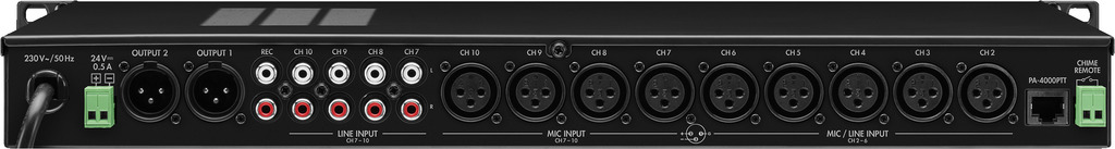 PA-1414MX - Pre-amplificatore PA a 10 canali