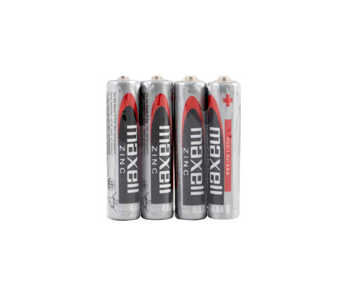 Batteria AAA zinco carbone MAXELL 4pc bk R03