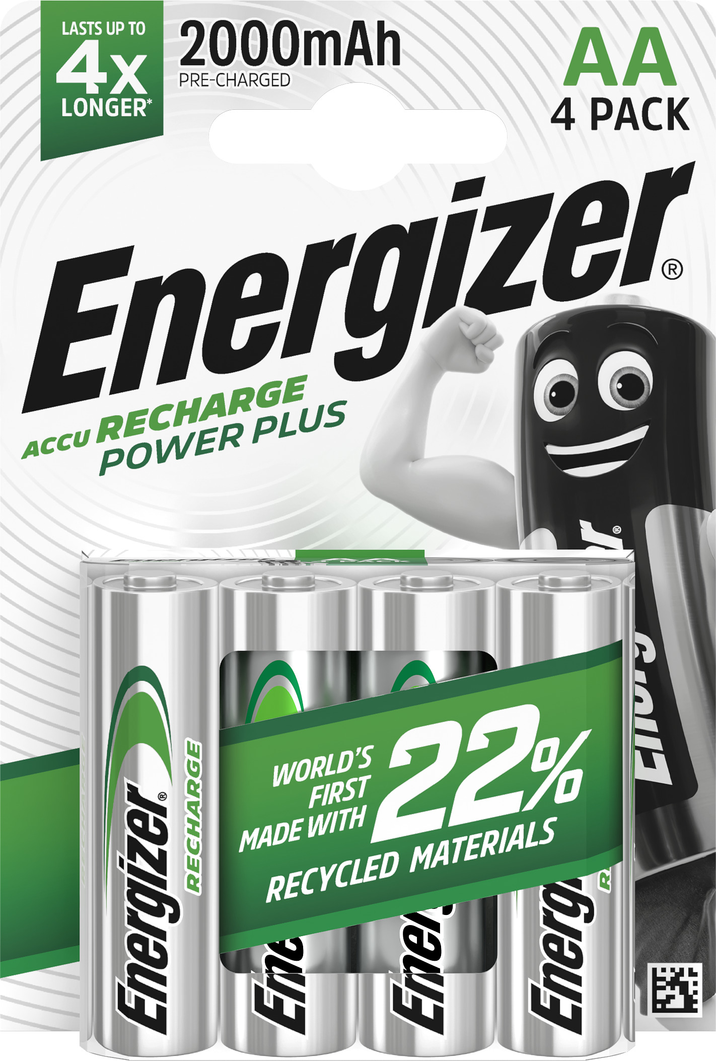 ENERGIZER Power Plus Rech AA blister da 4