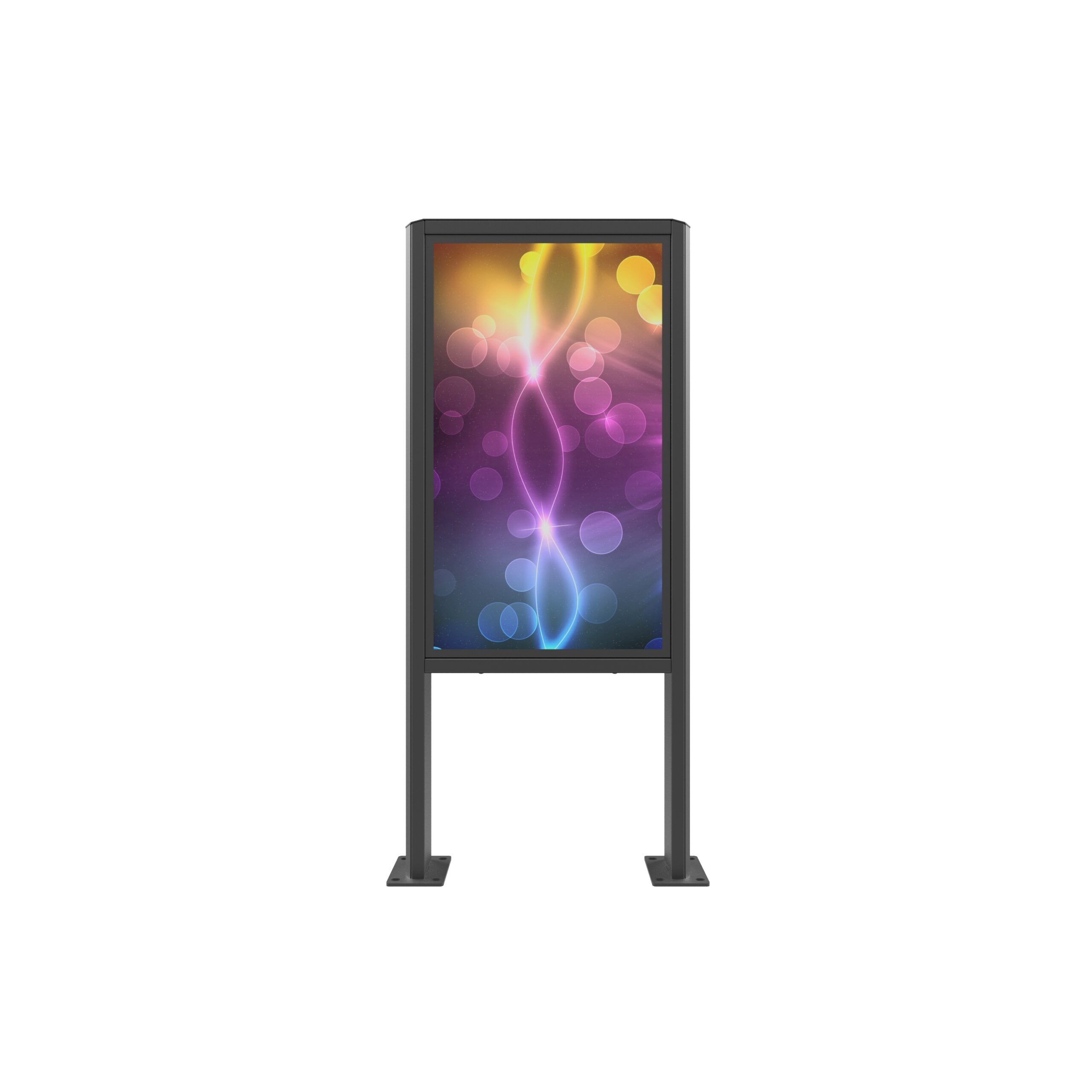 POK91 - Chiosco verticale da esterno LG XE4 49"
