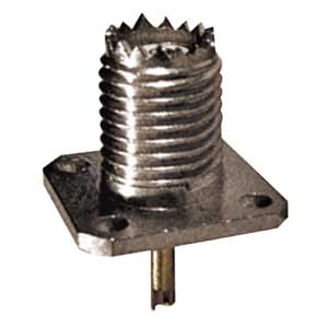 Presa Mini UHF Da Pannello A Saldare Con Flangia U/1272-I