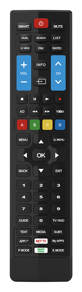 Telecomando dedicato compatibile con tutte le TV e SMART TV SAMSUNG prodotte dal 2000 ad oggi, Mod. IR-RCSA2000