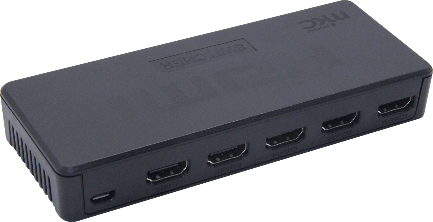 Selettore HDMI 4K 30HZ 4 IN × 1 OUT mod. MK-DSW4-M