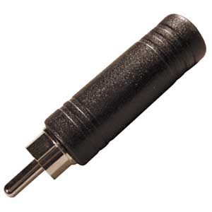 Adattatore Spina RCA-Presa Stereo Ø6,35 AD/673-C