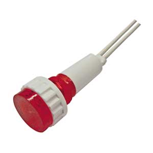 Segnalatore Luminoso In Plastica 24V Rosso 09/B2R