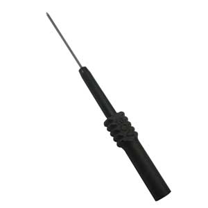 Puntale Singolo Flessibile Nero Per Spina Banana Ø4mm PUNT/162N-C