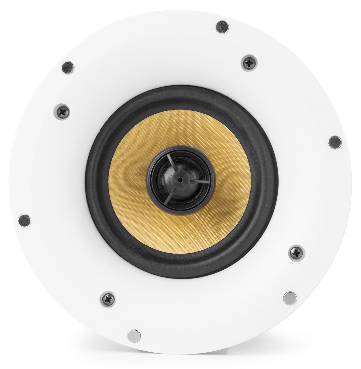 Coppia diffusori WI-FI e Bluetooth da incasso a soffitto 100W 8Ω, colore bianco, Mod.WCS50