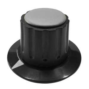 Manopola Nera A Mandrino 36x20 Ø6 Grigia MA/1125GR