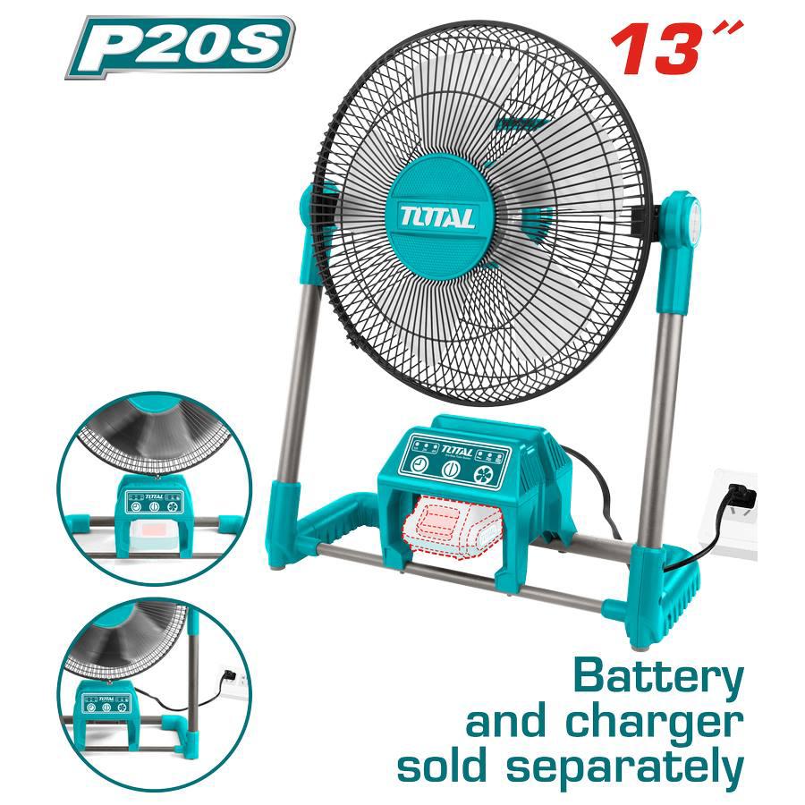 Ventilatore 30Cm Batteria  TFALI2001