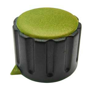 Manopola Nera A Mandrino 29x20 Giallo MA/1190G