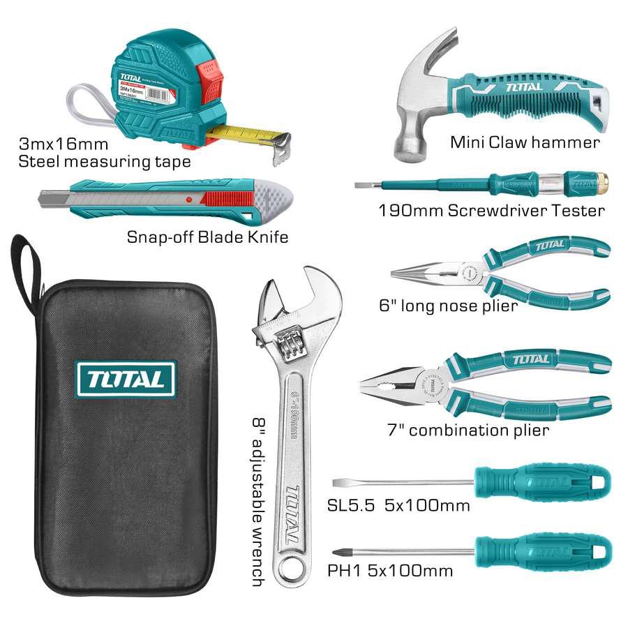 Set 9 pezzi - Cacciaviti, Pinze e Accessori THKTHP90096
