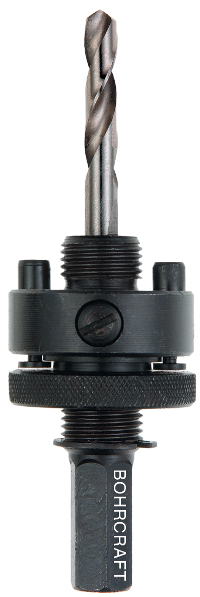 BOHRCRAFT 19100900003 Supporto per seghe con punta pilota codolo esagonale SW11, ø 32-210 mm