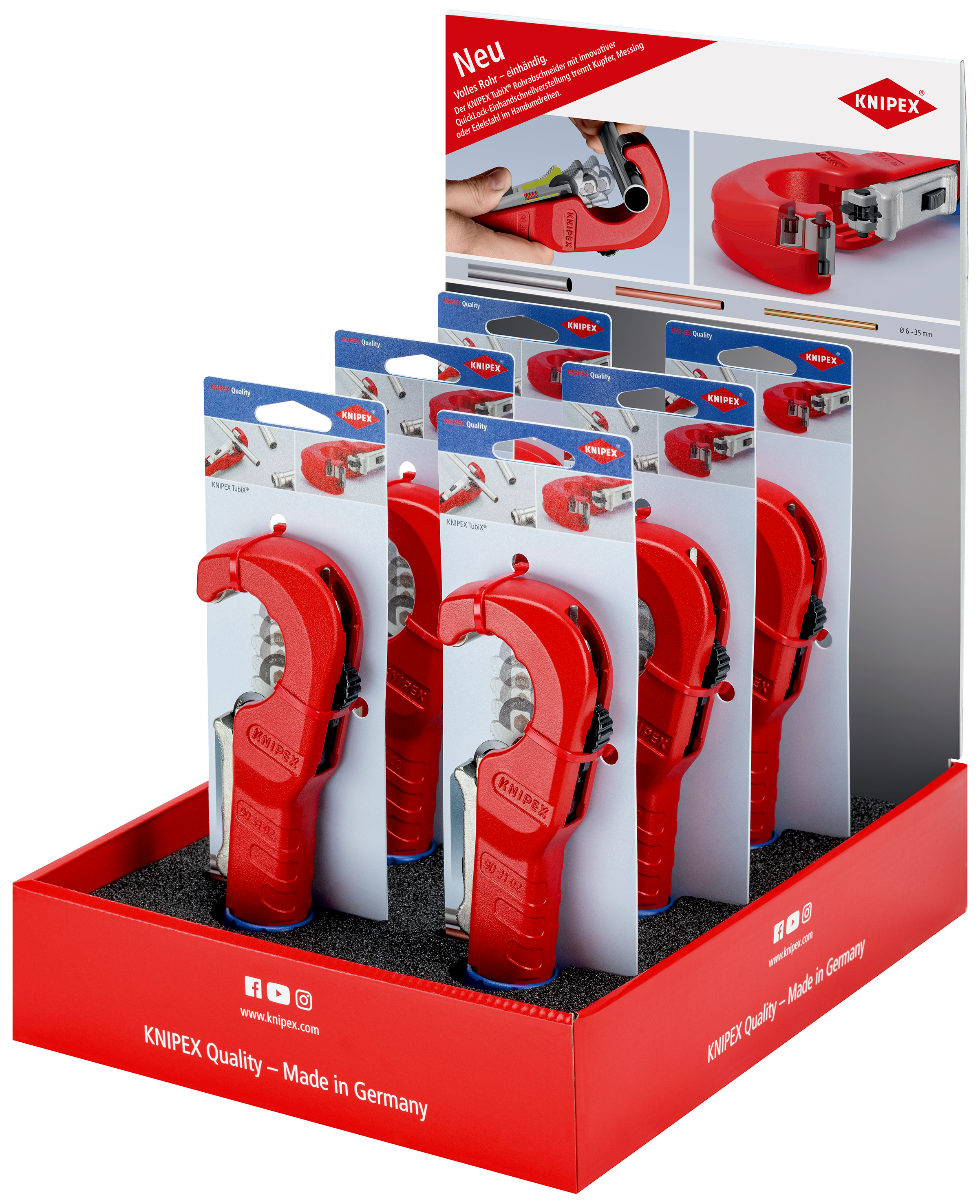 espositore da banco 6 x 903102SB TubiX® 00 18 01 V38