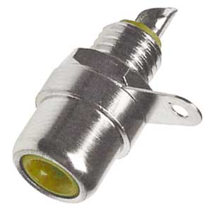 Presa Da Pannello Coassiale Giallo RCA/420G-I