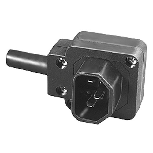 Spina rete tripolare volante a 90 20HS100 AC SOKET MALE RIGHT.ANGL