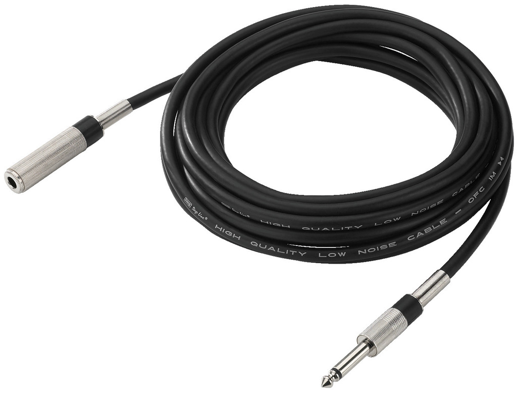 MEC-600/SW - Cavo di estensione mono da 6,3mm, 6m