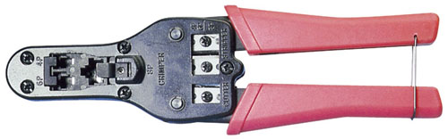 Pinza Crimpatrice in Metallo per connettori telefonici 4/4 - 6/6 - 8/8
