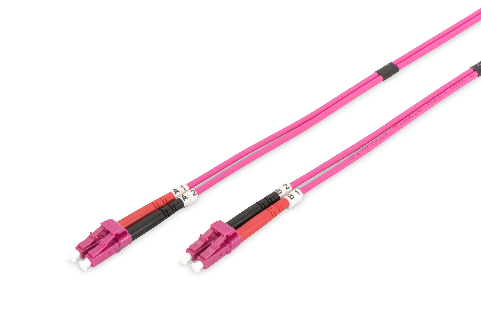 Digitus DK-2533-05-4 FO patch cord, duplex, LC to LC MM OM4 50/125 æ, 5 m