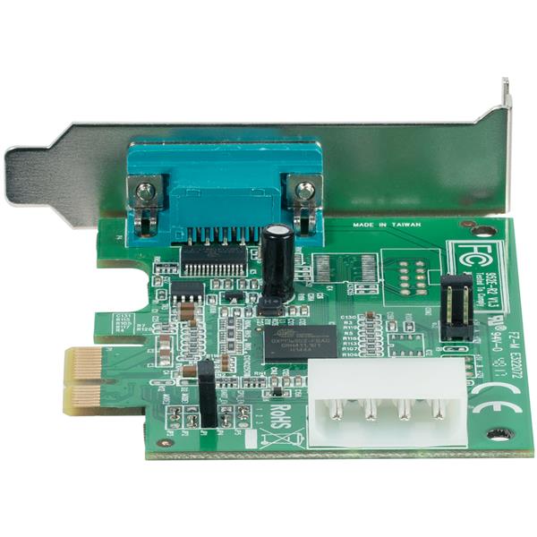 Scheda PCI Express seriale nativa basso profilo a 2 porte RS-232 con 16950 UART