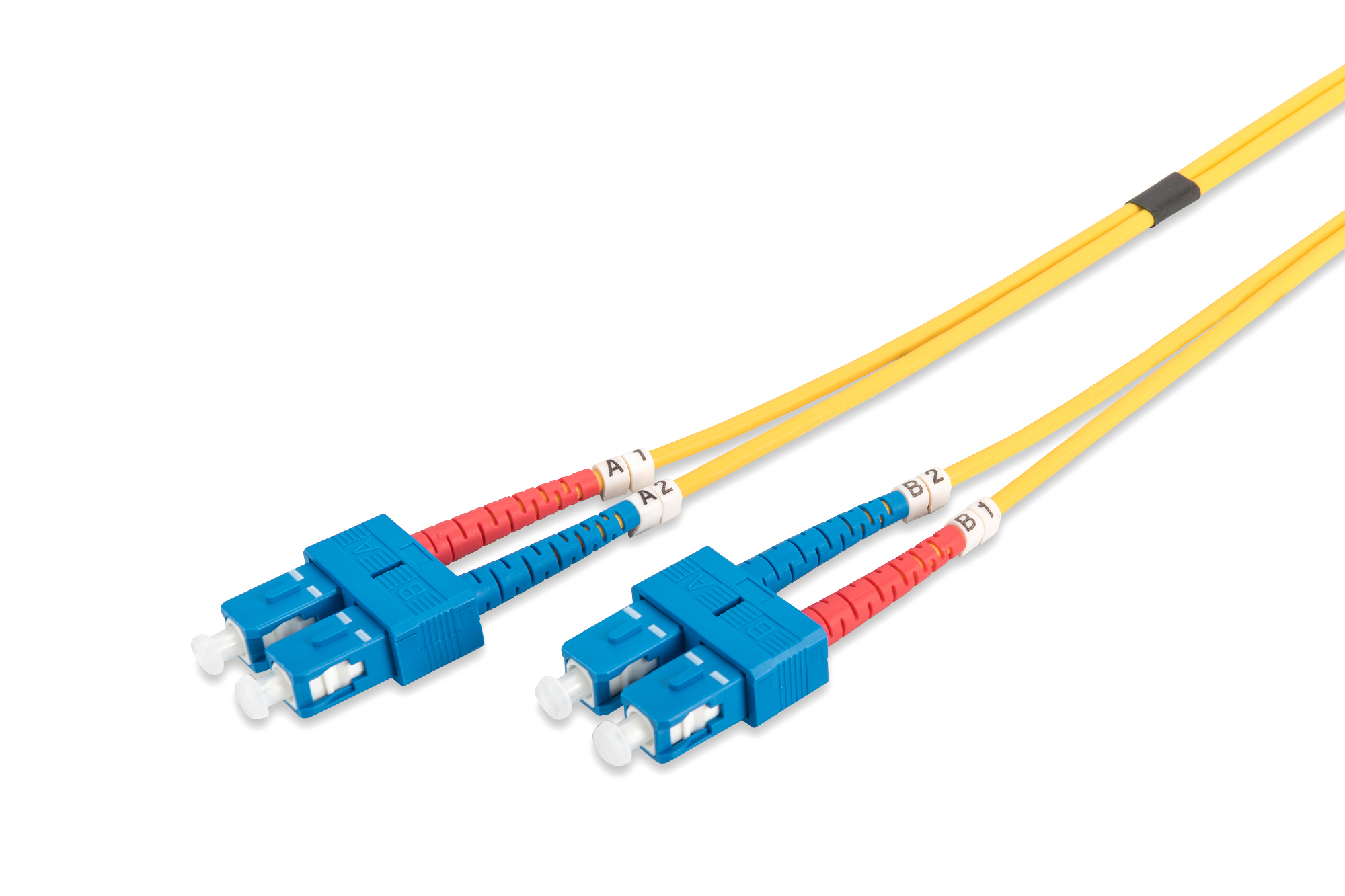 Digitus DK-2922-01 FO patch cord, duplex, SC to SC SM OS2 09/125 æ, 1 m
