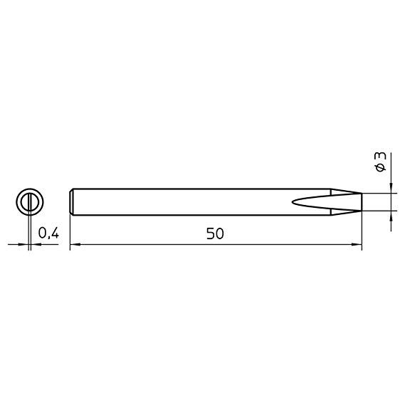 PUNTA A CACCIAVITE 3,0MM Weller