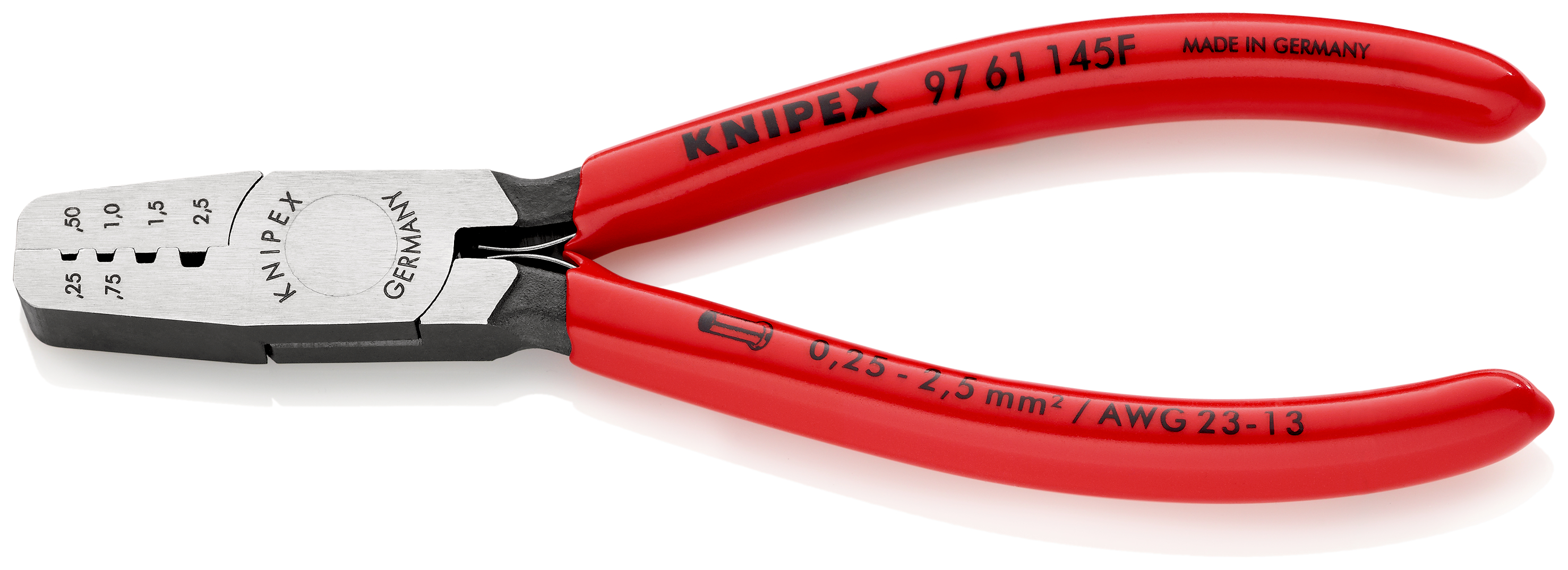 Pinza per serrare terminali a bussola 97 61 145 F