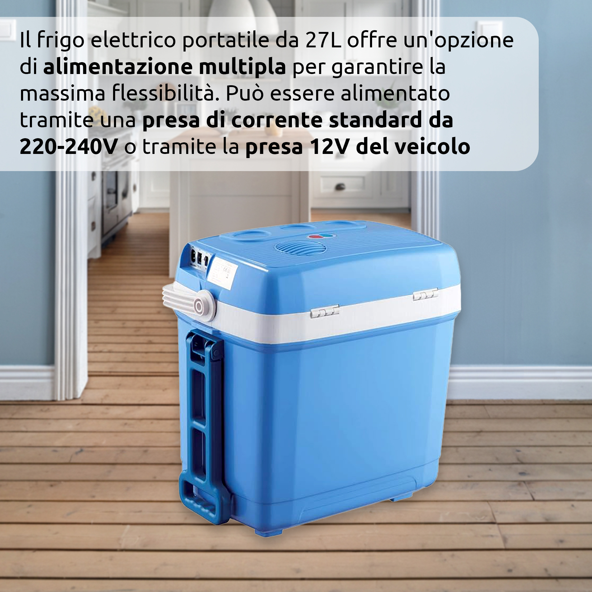Frigo elettrico portatile CONSERVO30 - 27L, 12/220-240V