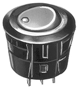 DEVIATORE DS059F-BS BIPOL. ON-ON ROSSO MIYAMA DS059F