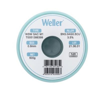 WSW SAC M1 Filo saldante, Ø 0,8 mm, 500 gr T0051386399 - Weller