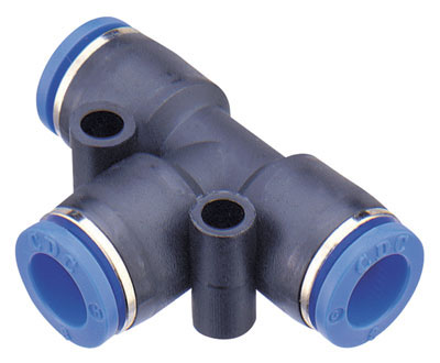 Attacco Union a T a pressione 6mm X 6mm X6mm