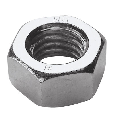 Dado esagonale M16 pieno Gr8 DIN 9342 zincato, pezzi 50