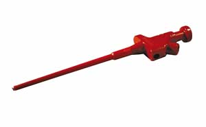 Pinza Flangia Con Gancio 158mm Rossa PZ/C30R