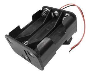 Portabatterie Per 6 Stilo Con Fili PIL/46-I