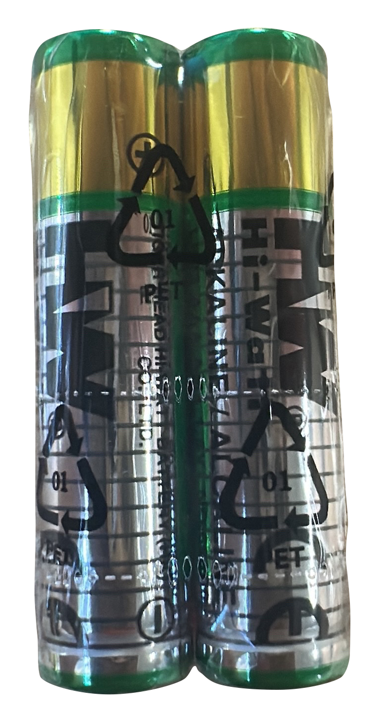 Hi Watt batteria alcalina AAA 2 pcs in SHRINK