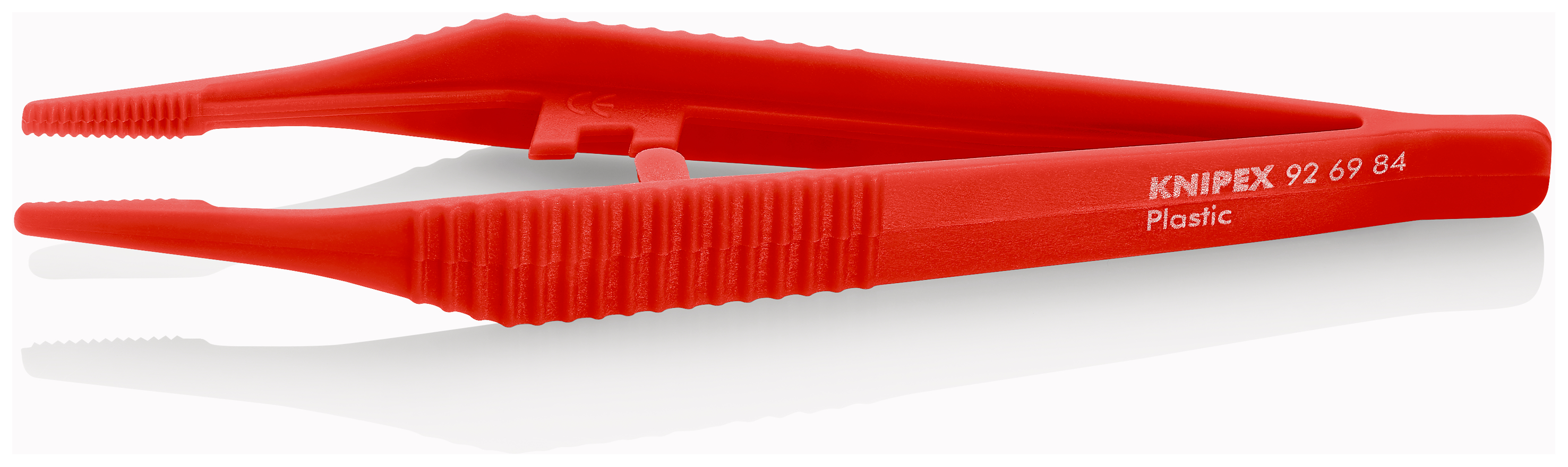 Pinzetta in resina sintetica, rossa 92 69 84, isolamento a 1000V