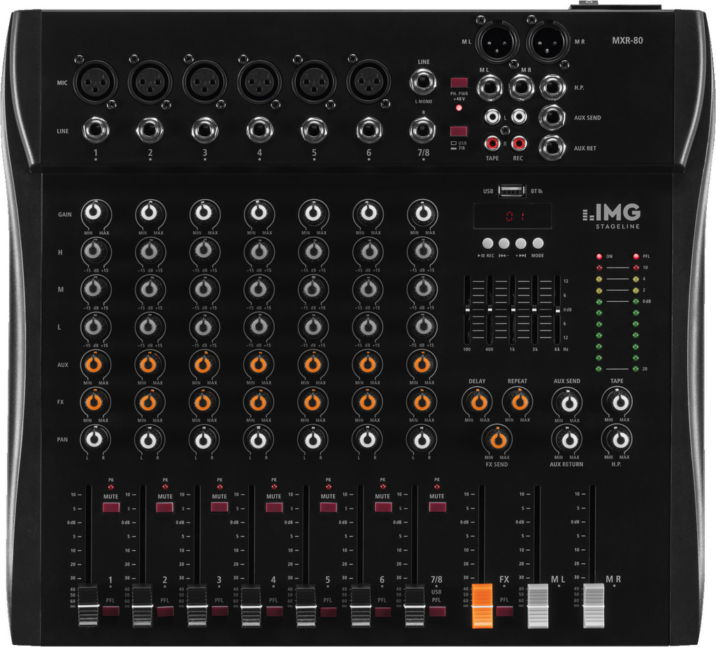 MXR-80 - Mixer Audio a 8 Canali