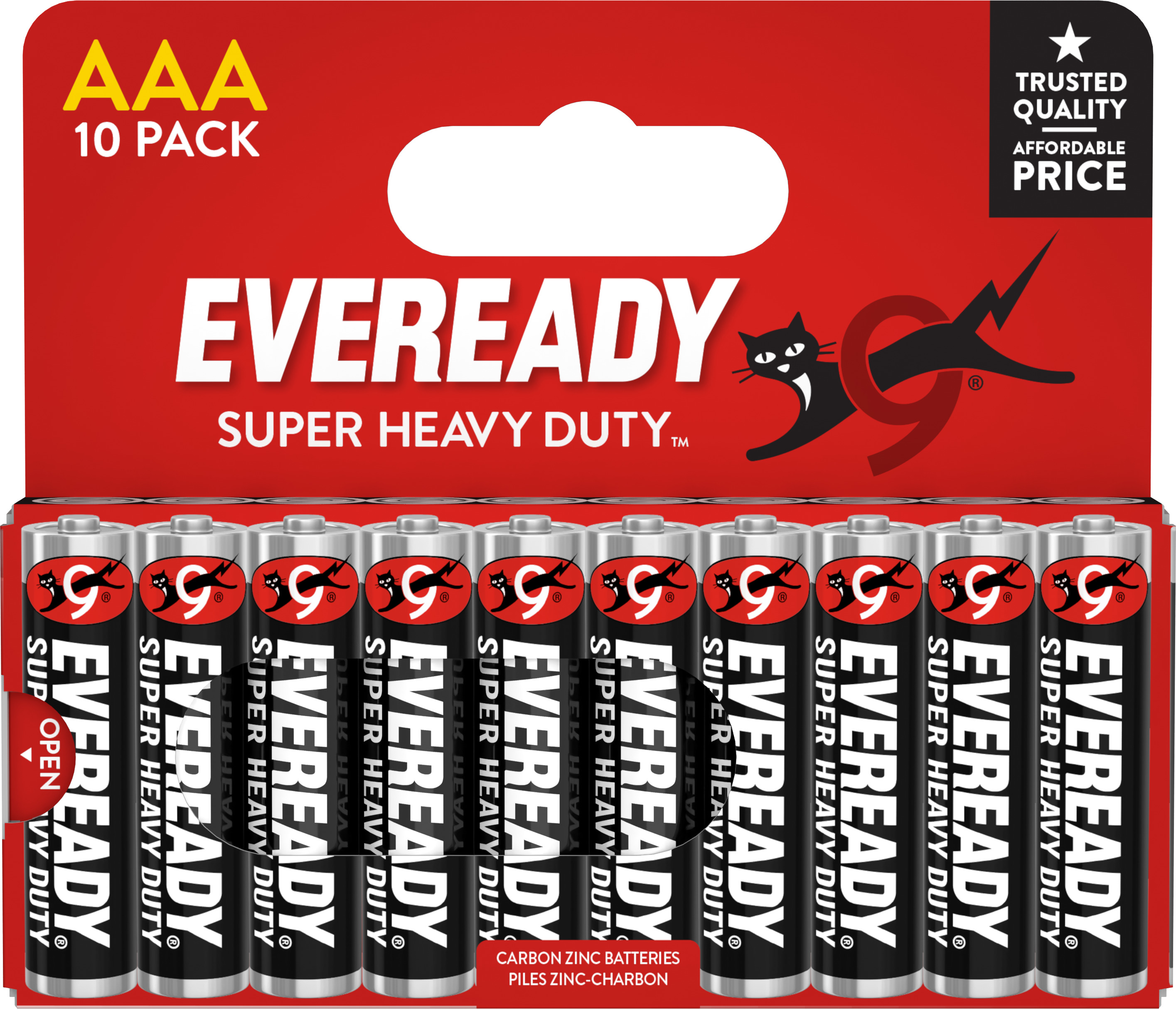 Eveready Super Heavy Duty AAA blister da 10