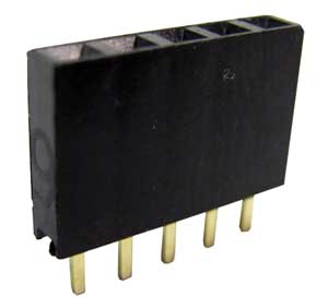 Connettore Striscia Femmina Da Circuito Stampato Verticale 2,54 25P CTF/25A-C
