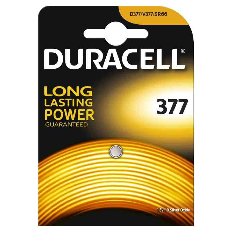 Duracell 377 Orologi in blister da 1 pila