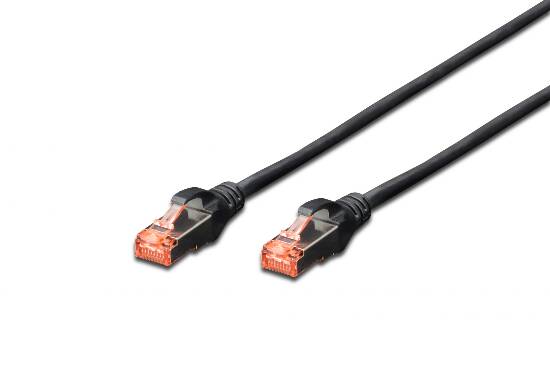Digitus DK1644020BL - Cavo Patch S-FTP CAT6, CU, 26AWG, guaina LSZH, colore nero, lunghezza 2mt.