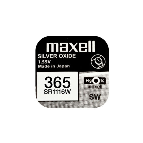 Batteria ossido argento MAXELL 1pc. Blister SR1116W