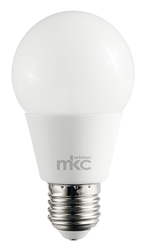 Lampadina LED a60 9W E27 220-240vca 3000K luce calda A60 9W E27 BL MKC Light