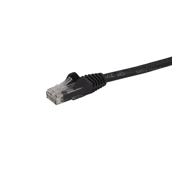 Startech.com N6PATC7MBK Cavo Ethernet CAT6 7m - Cavo di rete CAT 6 Gigabit nero - 650MHz 100W PoE RJ45 UTP - Cavo patch/Network Snagless - Testato individualmente/Certificato UL/TIA (N6PATC7MBK)