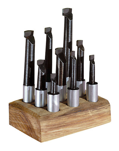 Set di codoli C6 punta al carbonio attacco da 1/2" per alesatura