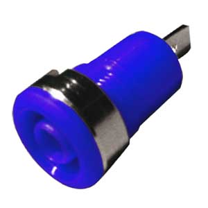 Boccola Isolata Di Sicurezza 4mm Blu BO/501B-C