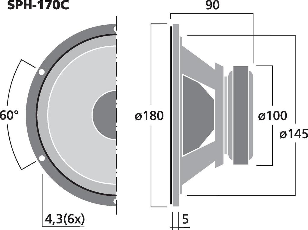 SPH-170C - Woofer HiFi