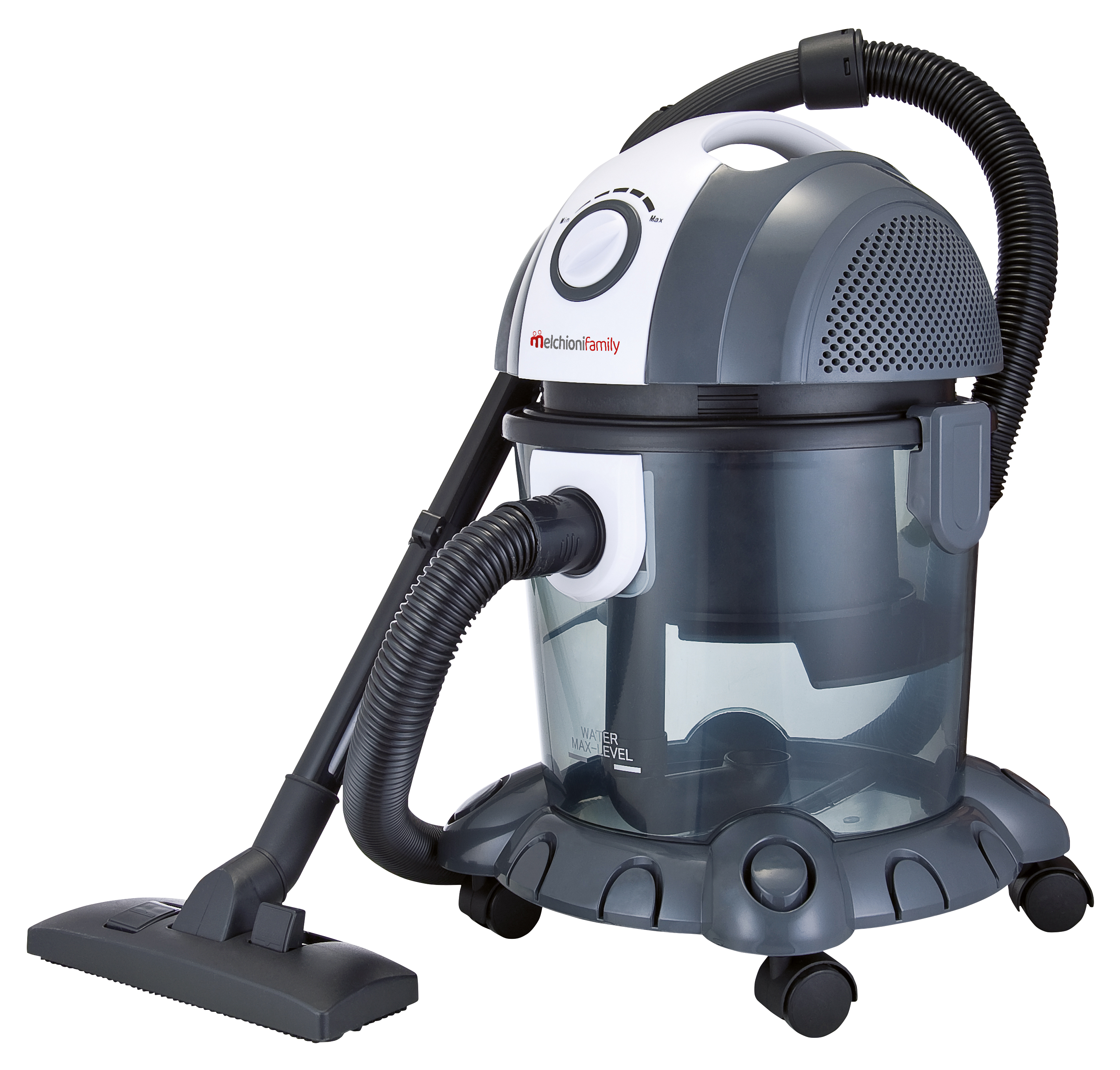 Bidone aspiratutto MR BIN G con filtro ad acqua per solidi e liquidi