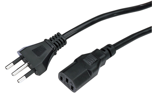 Cavo di alimentazione 3poli 10-a/iec c13 s/p n pb MKC pc-tel MK5129/M/B 1,5MT P
