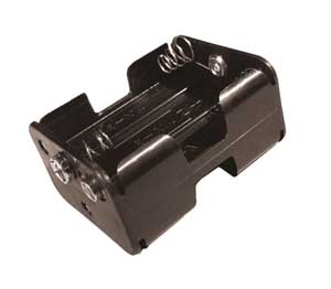 Portapile 6 Stilo Ø 14X50 Con Bottone PIL/74-C