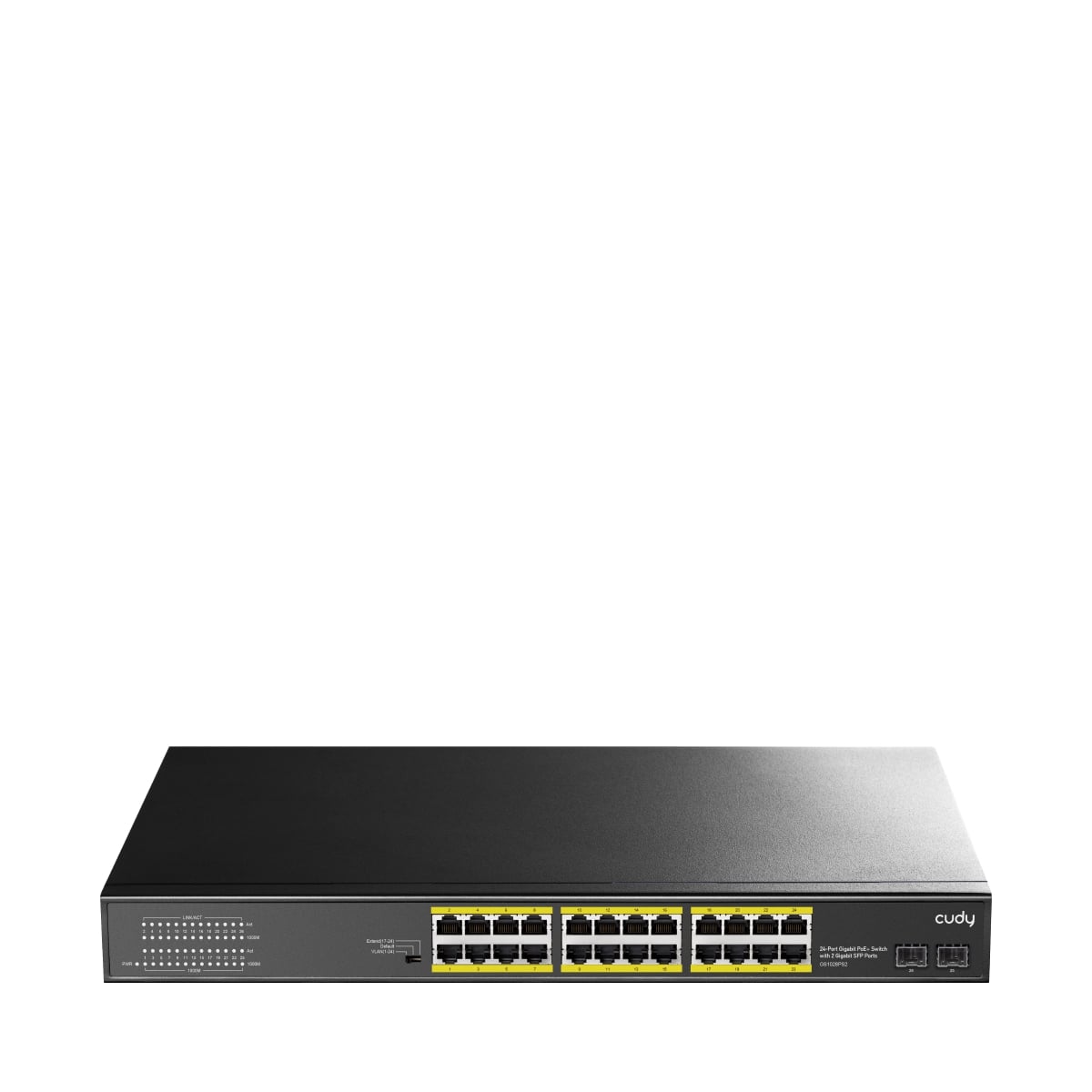 GS1028PS2 - 24-Port Gigabit PoE+ Switch with 4 Uplink Gigabit Ports and 2 Gigabit SFP Slots 300W